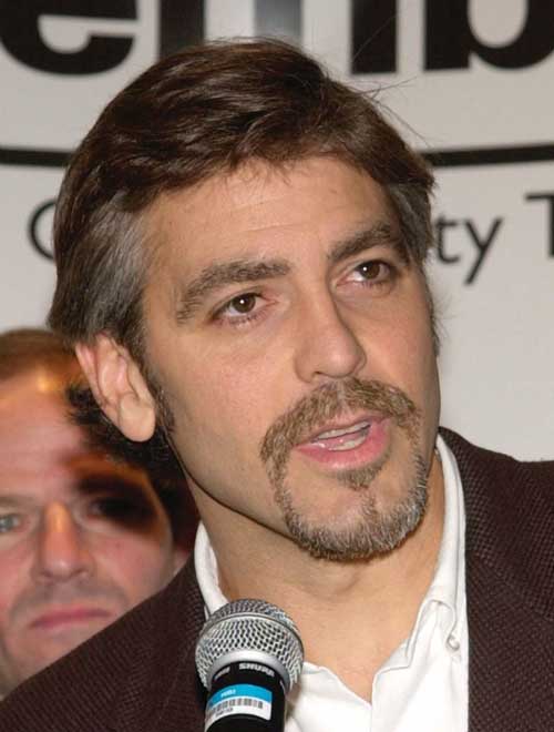 George Clooney Young Hair Style
