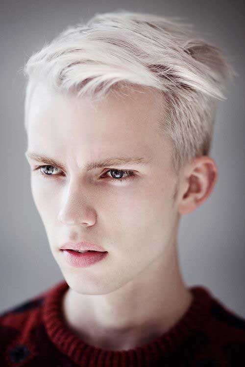 Guy with Platinum Blonde Hairstyles