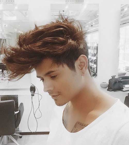 Long Textured Hairstyle for Men 2015