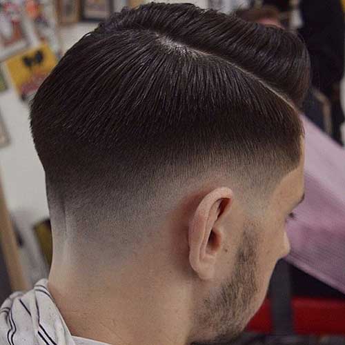 Mens Short Fade Cut Back and Sides Hair
