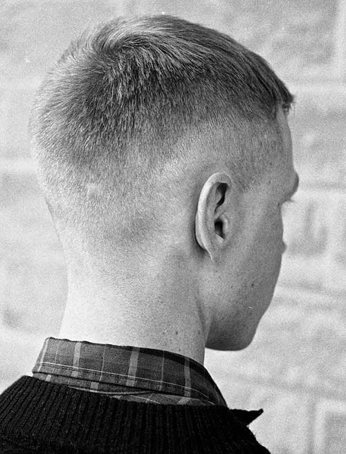 Mens Short Back and Sides Hairstyles Back View