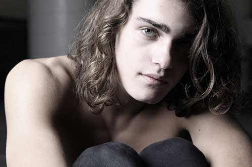 Guys with Long Curly Hair-14