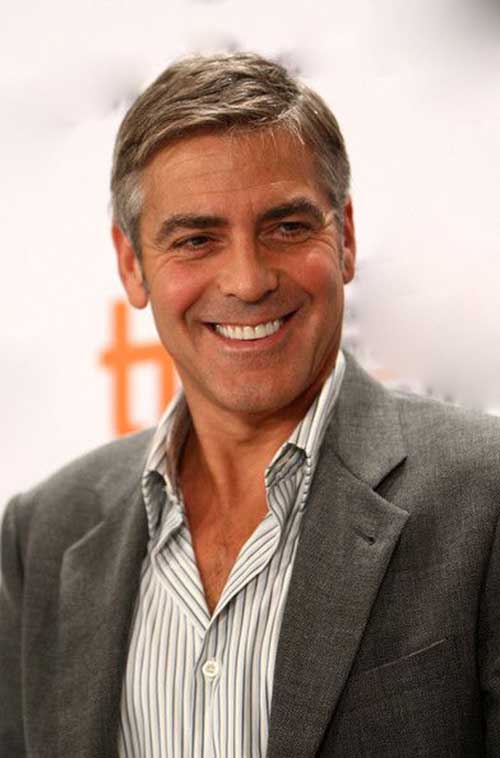 George Clooney Hairstyles