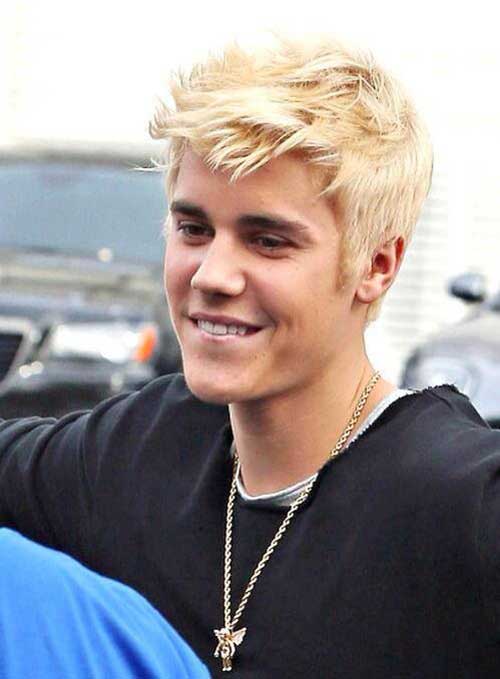 Justin Bieber With Blonde Hair
