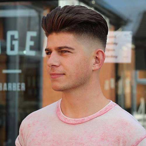 Long Top Short Sides Hairstyles for Men-7