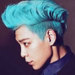 Men blue hair styles