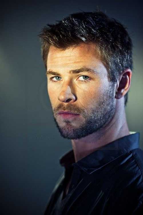 Chris Hemsworth Male Celebrities With Short Hair
