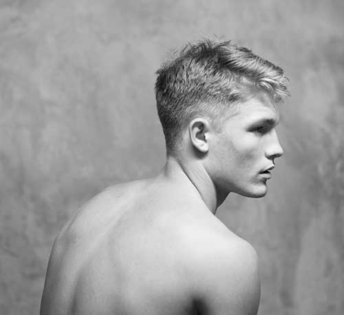 Cool Men Hairstyle Back