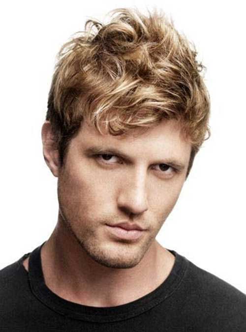 Blonde Mens Hairstyles Thick Hair