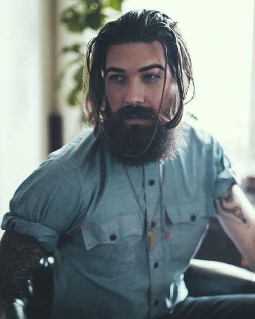 Long Beard and Long Hairstyles-7