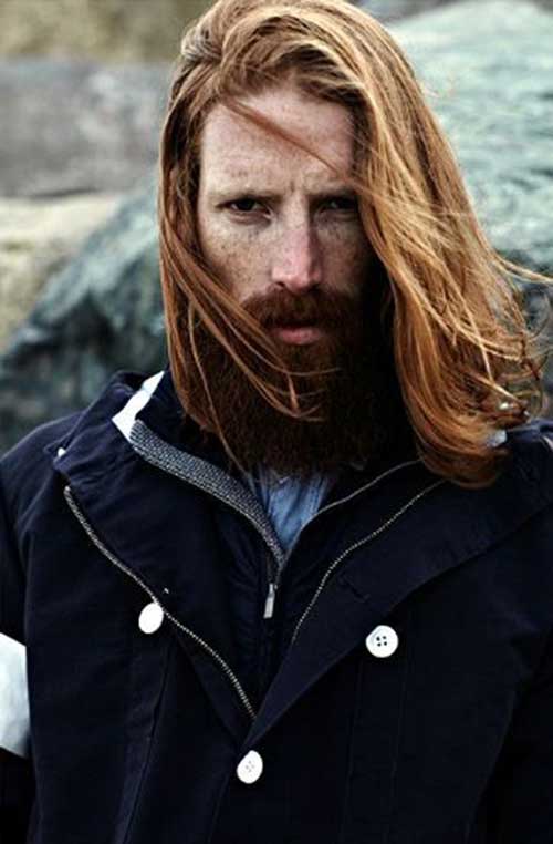 Long Beard and Long Hairstyles-9