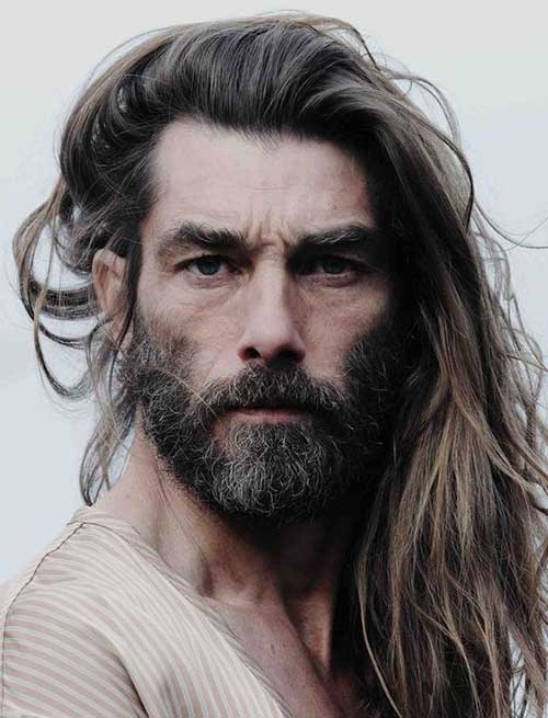 Long Beard and Long Hair