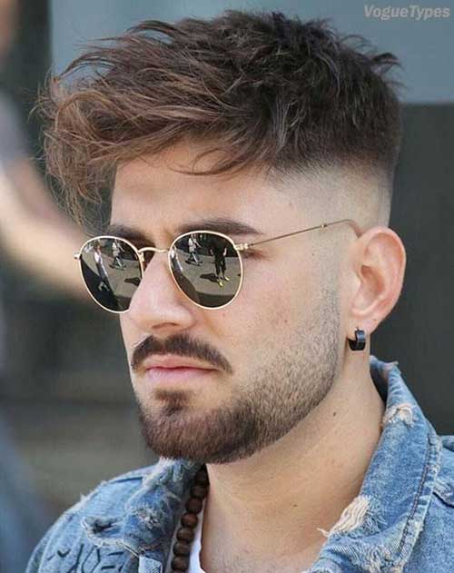 Short Side Long Top Hairstyles for Men-10