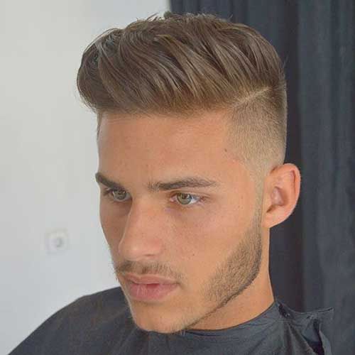 Short Side Long Top Hairstyles for Men-6