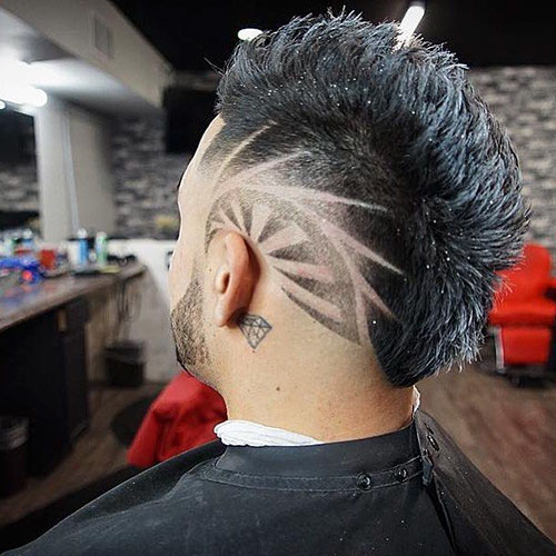 Taper Fohawk Hairstyle